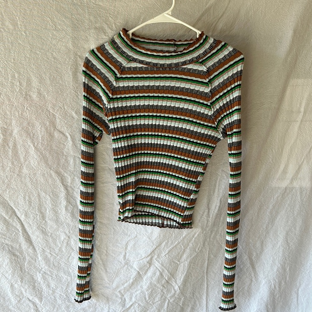 Free People Stripe long sleeve